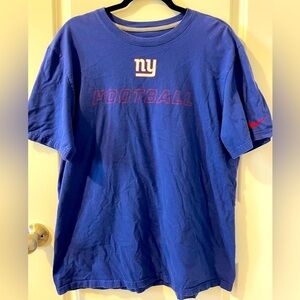 XL. Short sleeve Giants t-shirt. Blue. Nike
